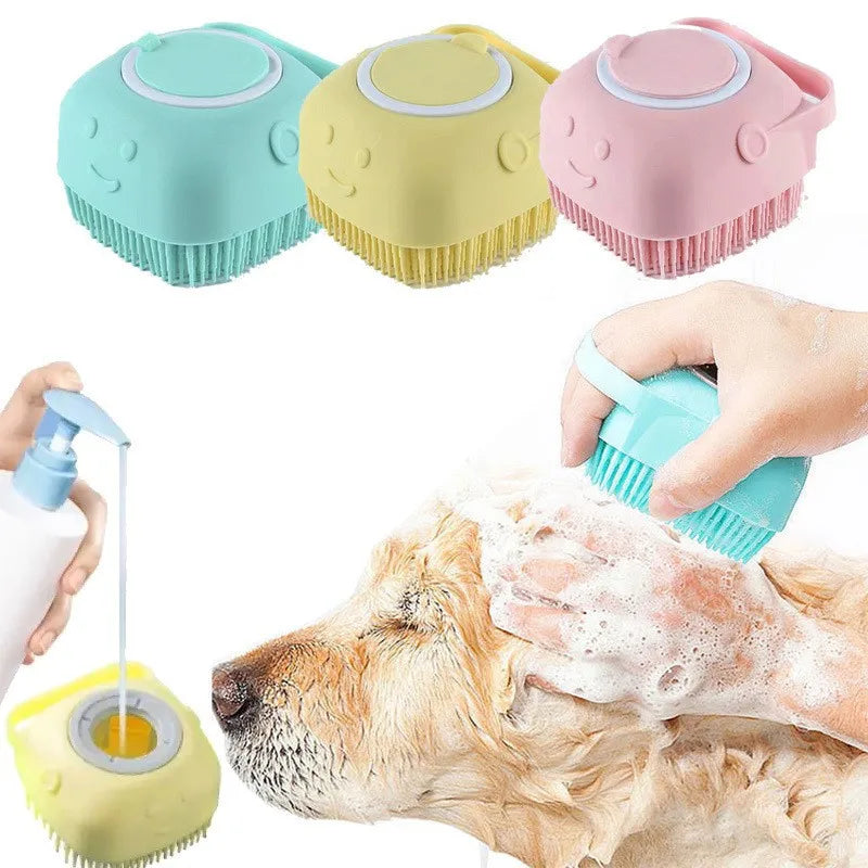 Bathroom Pet Massage Gloves Brush